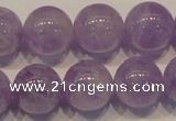 CNA304 15.5 inches 16mm round natural lavender amethyst beads