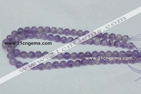 CNA400 15.5 inches 4mm round natural lavender amethyst beads