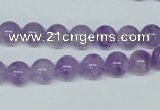 CNA401 15.5 inches 6mm round natural lavender amethyst beads