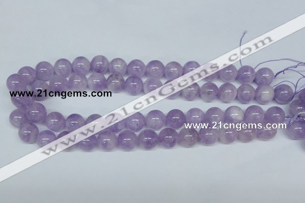 CNA405 15.5 inches 16mm round natural lavender amethyst beads