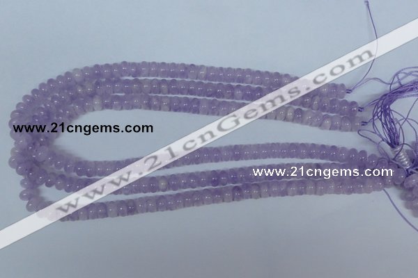 CNA407 15.5 inches 3*6mm rondelle natural lavender amethyst beads