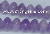 CNA409 15.5 inches 10*16mm rondelle natural lavender amethyst beads