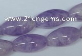 CNA413 15.5 inches 12*22mm rice natural lavender amethyst beads