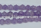 CNA431 15.5 inches 8*8mm skull shape natural lavender amethyst beads