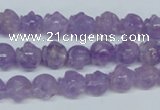 CNA432 15.5 inches 10*10mm skull shape natural lavender amethyst beads