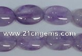 CNA448 15.5 inches 16*22mm oval natural lavender amethyst beads