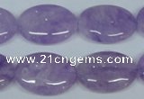 CNA449 15.5 inches 18*25mm oval natural lavender amethyst beads