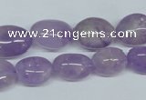 CNA465 15.5 inches 10*14mm nugget natural lavender amethyst beads