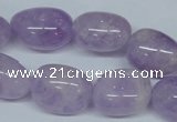 CNA466 15.5 inches 14*18mm nugget natural lavender amethyst beads