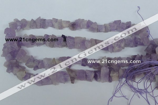 CNA469 15.5 inches 8*15mm chips natural lavender amethyst beads