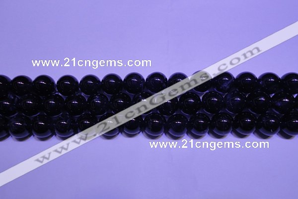 CNA551 15.5 inches 6mm round A grade natural dark amethyst beads