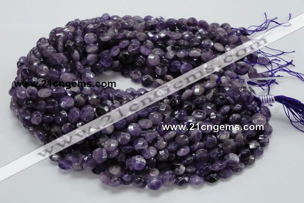 CNA56 15.5 inches 10mm faceted coin grade AB+ natural amethyst beads