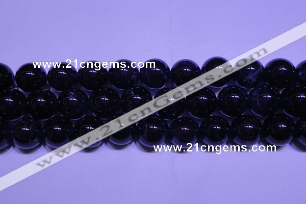 CNA566 15.5 inches 16mm round AA grade natural dark amethyst beads