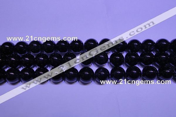 CNA572 15.5 inches 8mm round AAA grade natural dark amethyst beads