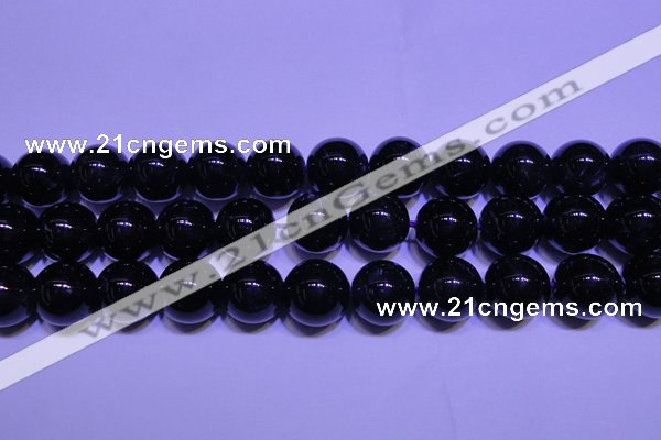 CNA574 15.5 inches 12mm round AAA grade natural dark amethyst beads