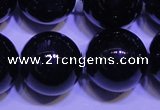 CNA575 15.5 inches 14mm round AAA grade natural dark amethyst beads