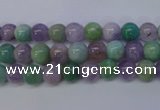 CNA651 15 inches 6mm round lavender amethyst & amazonite beads