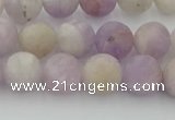 CNA672 15.5 inches 8mm round matte lavender amethyst beads