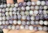 CNA687 15.5 inches 8mm faceted round lavender amethyst beads