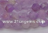 CNA692 15.5 inches 8mm faceted nuggets lavender amethyst beads