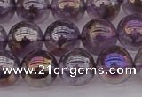 CNA703 15.5 inches 10mm round AB-color amethyst gemstone beads