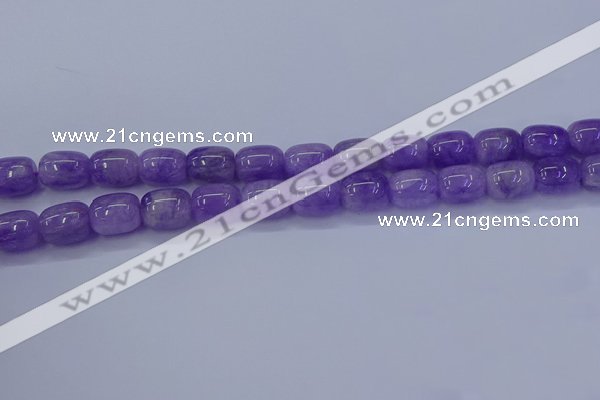 CNA716 15.5 inches 10*14mm drum lavender amethyst beads