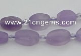 CNA721 15.5 inches 8*12mm oval amethyst gemstone beads wholesale