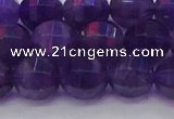 CNA753 15.5 inches 10mm faceted round natural amethyst beads