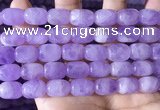 CNA785 15.5 inches 10*14mm drum lavender amethyst beads