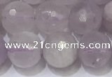 CNA791 15.5 inches 10mmm faceted round lavender amethyst beads