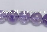 CNA804 15.5 inches 12mm round natural light amethyst beads