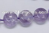 CNA808 15.5 inches 20mm round natural light amethyst beads