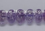 CNA812 15.5 inches 10*16mm rondelle natural light amethyst beads