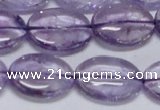 CNA833 15.5 inches 15*20mm oval natural light amethyst beads