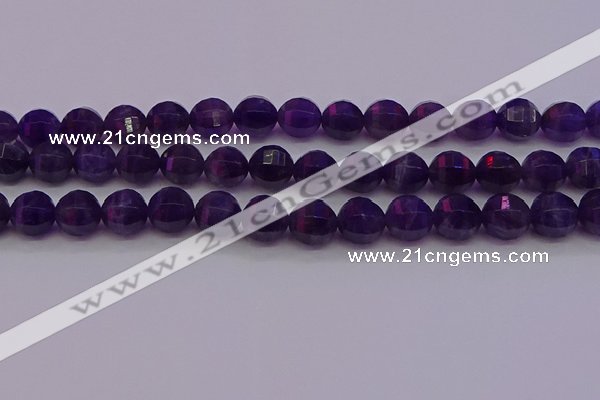 CNA934 15.5 inches 12mm pumpkin amethyst gemstone beads