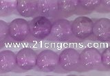 CNA950 15.5 inches 4mm round natural lavender amethyst beads