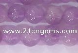 CNA952 15.5 inches 6mm round natural lavender amethyst beads