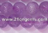 CNA953 15.5 inches 7mm round natural lavender amethyst beads