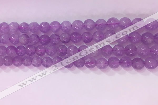 CNA953 15.5 inches 7mm round natural lavender amethyst beads