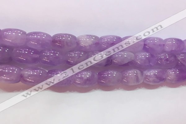 CNA976 15.5 inches 10*14mm drum natural lavender amethyst beads