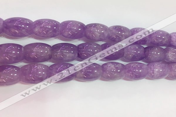 CNA978 15.5 inches 13*18mm drum natural lavender amethyst beads