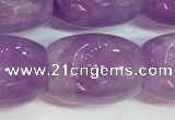 CNA979 15.5 inches 15*20mm drum natural lavender amethyst beads