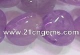 CNA984 15.5 inches 12*12mm heart natural lavender amethyst beads