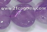 CNA985 15.5 inches 16*16mm heart natural lavender amethyst beads