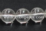 CNC06 15.5 inches 16mm round grade AB natural white crystal beads