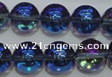 CNC303 15.5 inches 10mm round AB-color white crystal beads