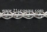 CNC38 9*13mm rice grade A natural white crystal beads wholesale