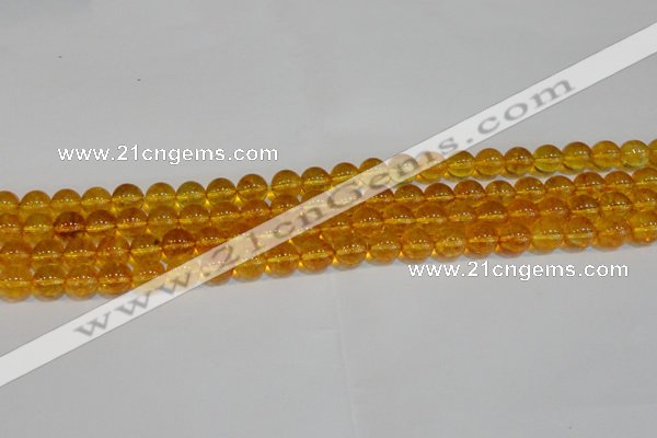 CNC400 15.5 inches 4mm round dyed natural white crystal beads