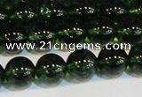 CNC442 15.5 inches 8mm round dyed natural white crystal beads