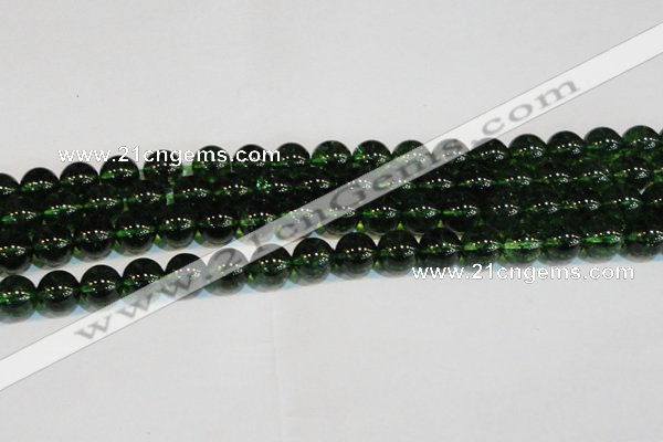 CNC443 15.5 inches 10mm round dyed natural white crystal beads